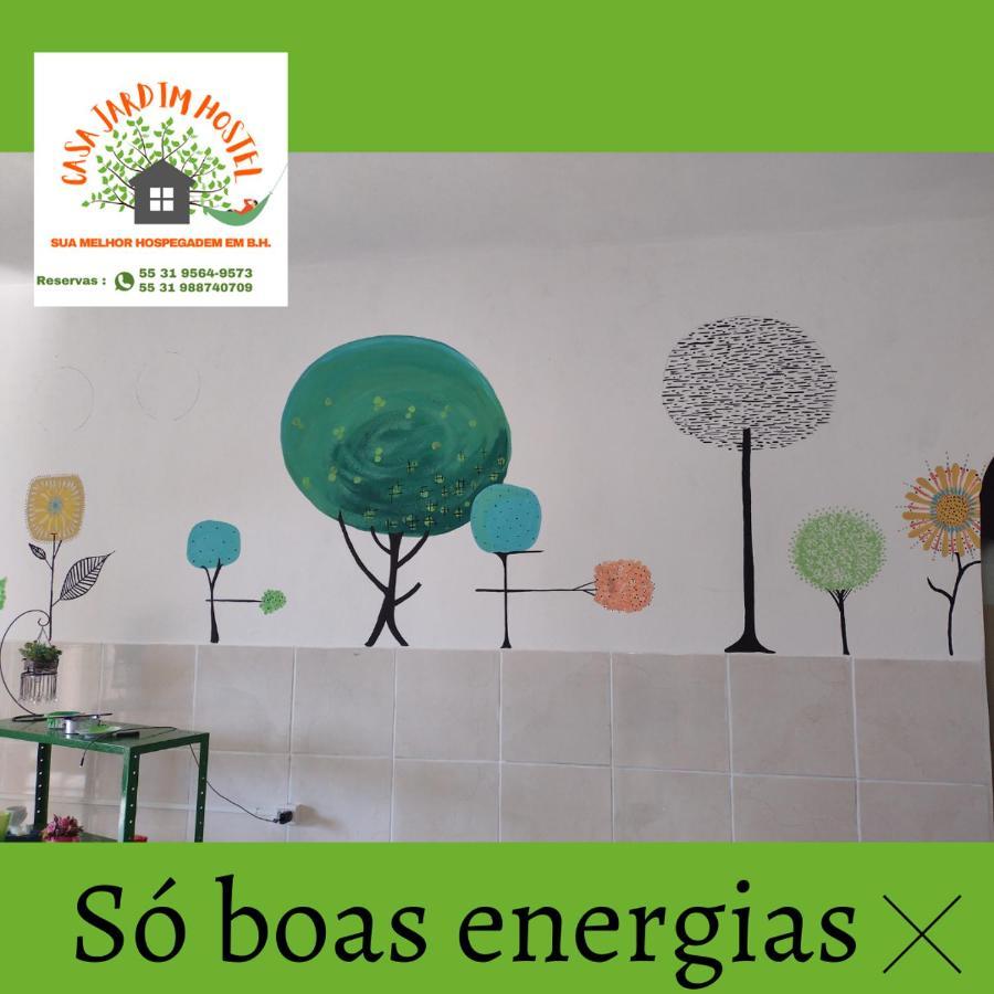 Casa Jardim Hostel Bh - Santa Efigenia - Paraiso เบโลโอรีซอนชี ภายนอก รูปภาพ
